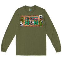 Army Green soccer mom with ball and cactus and serape licanse plate Long Sleeve Tee - Artiststas