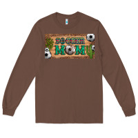 Chestnut soccer mom with ball and cactus and serape licanse plate Long Sleeve Tee - Artiststas