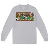 Moon Dust soccer mom with ball and cactus and serape licanse plate Long Sleeve Tee - Artiststas
