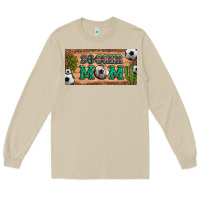Mushroom soccer mom with ball and cactus and serape licanse plate Long Sleeve Tee - Artiststas