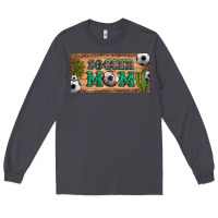 Smoke soccer mom with ball and cactus and serape licanse plate Long Sleeve Tee - Artiststas