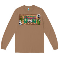 Toasted Coconut soccer mom with ball and cactus and serape licanse plate Long Sleeve Tee - Artiststas