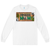 Soccer Mom With Ball And Cactus And Serape Licanse Plate Long Sleeve Tee | Teevron