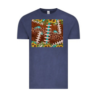 Football Leopard Gemstone Sunflower Vintage Tee | Teevron