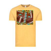 Vintage Mustard football leopard gemstone sunflower Vintage Tee - JahusDesignShop