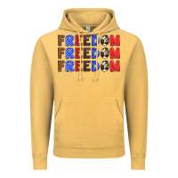 Vintage Mustard 4th of july freedom Vintage Hoodie - HRA Design Shop
