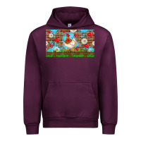 Mauve Wine cute chicken Urban Hoodie - TumblerDesignByShophia