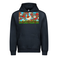Navy cute chicken Urban Hoodie - TumblerDesignByShophia