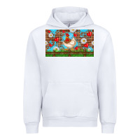 White cute chicken Urban Hoodie - TumblerDesignByShophia