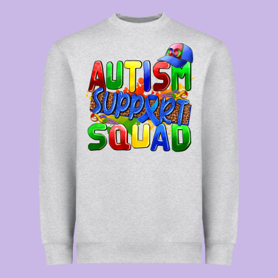 Autısm Support Squad Heavyweight Sweatshirt Designed By Adodesignshop