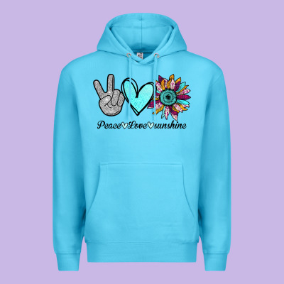 Peace Love Sunshine Premium Hoodie Designed By Bettercallsaul