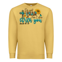 Antique Gold do not fear for i am with you Premium Sweatshirt - BundleAndBundleShop