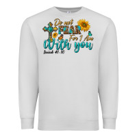 Dove Grey do not fear for i am with you Premium Sweatshirt - BundleAndBundleShop