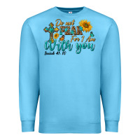 Ocean Blue do not fear for i am with you Premium Sweatshirt - BundleAndBundleShop