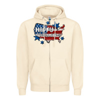 Sandshell happy memorial day usa Zipper Hoodie - MaliasSmallBusiness