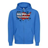 True Royal happy memorial day usa Zipper Hoodie - MaliasSmallBusiness