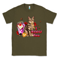 Army Green i meow you Classic Tee - AdoDesignShop