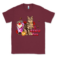 Burgundy i meow you Classic Tee - AdoDesignShop