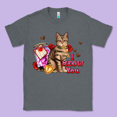 I Meow You Classic Tee Designed By Adodesignshop