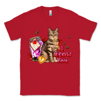 Red i meow you Classic Tee - AdoDesignShop