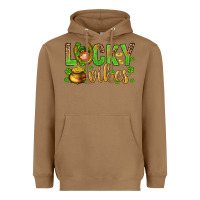 Toasted Coconut St. Patricks day lucky vibes Heavyweight Hoodie - BundleAndBundleShop