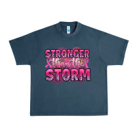 Midnight Navy stronger than the storm Urban Heavy Tee - Artiststas