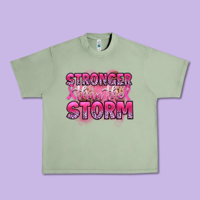 Stronger Than The Storm Urban Heavy Tee Designed By Artiststas