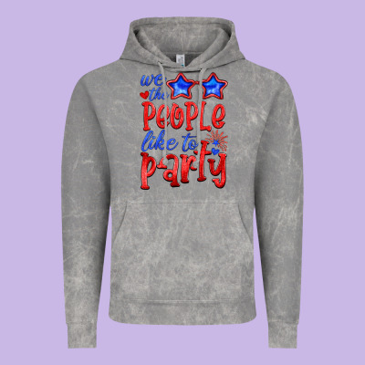 We People Like The Party Vintage Hoodie Designed By Hra Design Shop
