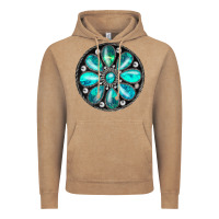 Turquoise Gemstone Vintage Hoodie | Teevron