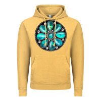 Vintage Mustard turquoise gemstone Vintage Hoodie - JahusDesignShop