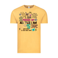 Vintage Mustard i am proud of all that i am Vintage Tee - Artiststas