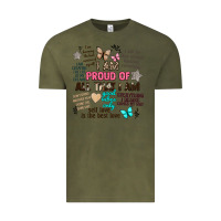 Vintage Olive i am proud of all that i am Vintage Tee - Artiststas