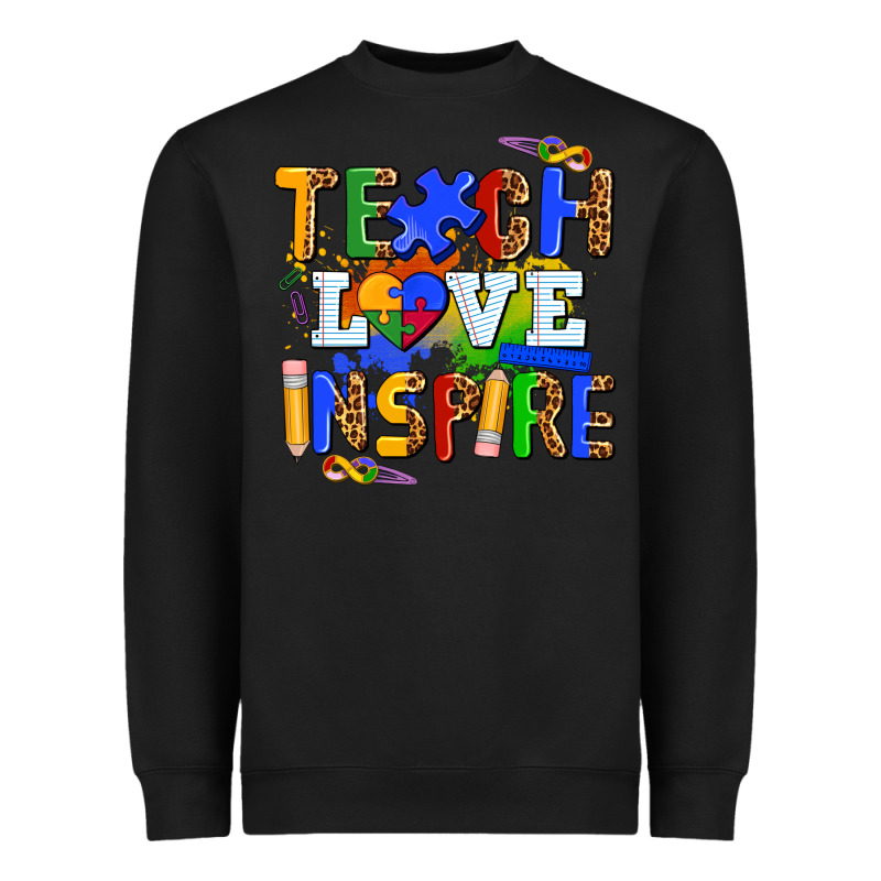 Teach Love Inspire Heavyweight Sweatshirt by AdoDesignShop | Teevron
