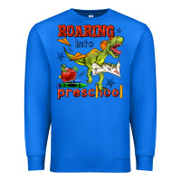 True Royal roaring into preschool Premium Sweatshirt - BundleAndBundleShop