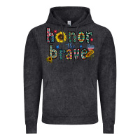 Vintage Black honor the brave Vintage Hoodie - CowhideDigitalArt