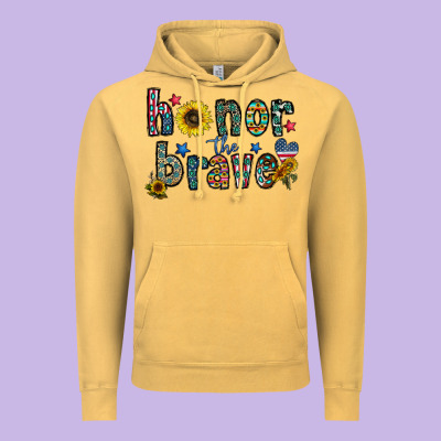 Honor The Brave Vintage Hoodie Designed By Cowhidedigitalart