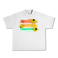 Lunar Rock Colored Triple Sunflower Brush Strokes Urban Heavy Tee - Bettercallsaul