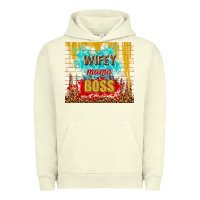 Pigment Pistachio wifey mama boss Urban Hoodie - TumblerDesignByShophia