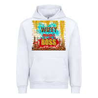 White wifey mama boss Urban Hoodie - TumblerDesignByShophia