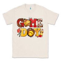 Natural game day softball Classic Tee - AdoDesignShop