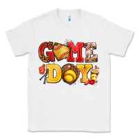 White game day softball Classic Tee - AdoDesignShop