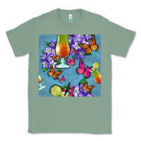 Sage butterfly cocktail Classic Tee - BundleAndBundleShop