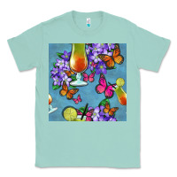 Seafoam butterfly cocktail Classic Tee - BundleAndBundleShop