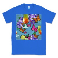 True Royal butterfly cocktail Classic Tee - BundleAndBundleShop