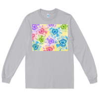 Moon Dust tie dye heart shaped background 3200x2400 Long Sleeve Tee - AdoDesignShop