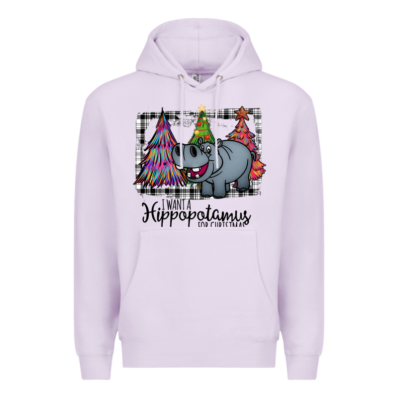 I Want Hippopotamus For Christmas Premium Hoodie by Bettercallsaul | Teevron