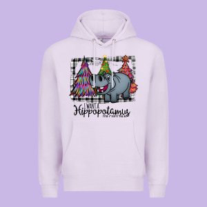I Want Hippopotamus For Christmas Premium Hoodie Designed By Bettercallsaul