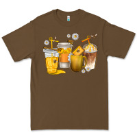 Cacao coffee cups bumble bee Premium Tee - texasbilliewilder