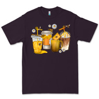 Plum coffee cups bumble bee Premium Tee - texasbilliewilder