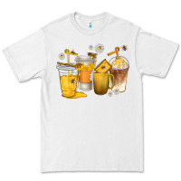 White coffee cups bumble bee Premium Tee - texasbilliewilder